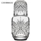 550ml Diamond Bedside Water Carafe and Glass Set for Bedroom Nightstand Vintage Night Water Pitcher with Tumbler Cup for Juice