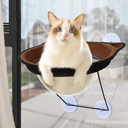 Creative Cat Hammock Warm Soft Sleeping Bed Space Capsule Suction Cup Hanging Cat Sunbathing Window Sill Bed Pet Supplies