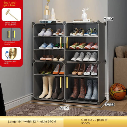 Shoe Rack Folding Home Furniture Modern Live Room Cabinets Shoes Storage Organizers Cupboards Hallway Entrance Shelf Shoes