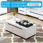 Tea table, dining table, multifunctional lifting and folding, simple modern living room, creative tempered glass coffee table