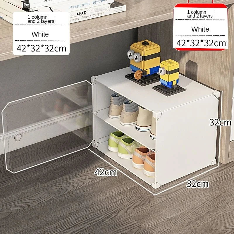 Shoe Rack Storage Cabinet Simple Household Small Entrance Modern Dormitory Home Furniture Living Room Shoes Organizer Cupboards