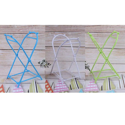 X-type Folding Trash Can Plastic Trash Bag Holder Garbage Bag Rack Home Kitchen Storage Rack
