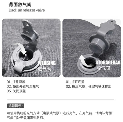 Outdoor Camping Inflatable Folding Seatings Picnic Beach Leisure Portable Cushion Backrest Lying Chair Air Cushion Chairs