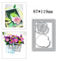 New Hot Selling Christmas Rectangle Frame Series Metal Cutting Die Scrap Book Stamps/photo Albums Decorative Embossed Diy Handma