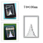 New Hot Selling Christmas Rectangle Frame Series Metal Cutting Die Scrap Book Stamps/photo Albums Decorative Embossed Diy Handma