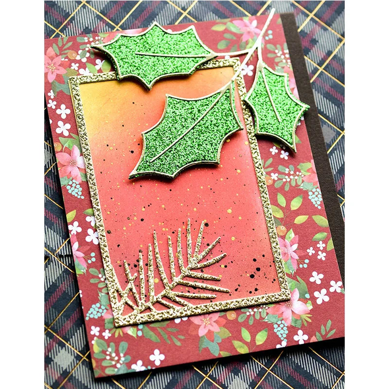 New Hot Selling Christmas Rectangle Frame Series Metal Cutting Die Scrap Book Stamps/photo Albums Decorative Embossed Diy Handma