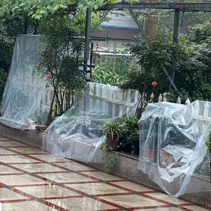 New Transparent PE Tarp Gazebo Canopy Awnings Outdoor Garden Succulent Plants Rainproof Cloth Keep Warm Tarpaulin