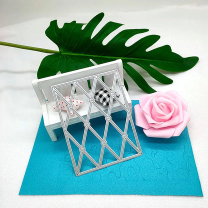 New Hot Selling Christmas Rectangle Frame Series Metal Cutting Die Scrap Book Stamps/photo Albums Decorative Embossed Diy Handma