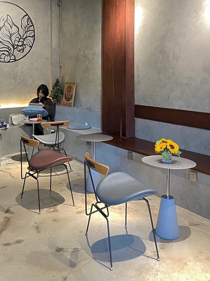 Milk Tea Shop Cement Side Table Simple Modern Concrete Side Table Designer Living Room Nordic Heytea Coffee Shop Round Table
