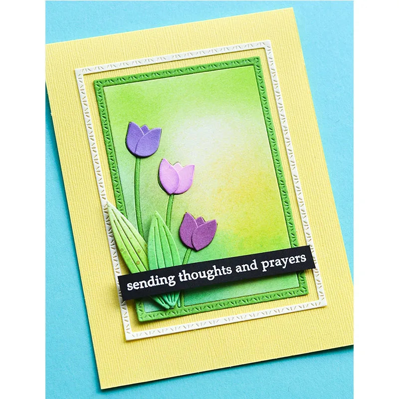 New Hot Selling Christmas Rectangle Frame Series Metal Cutting Die Scrap Book Stamps/photo Albums Decorative Embossed Diy Handma
