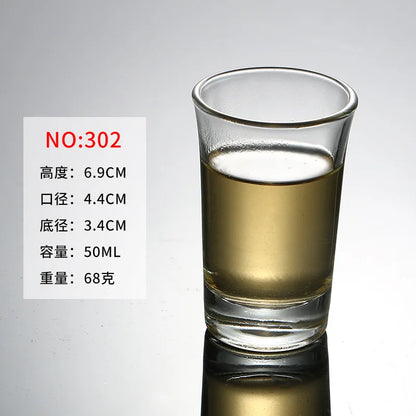 White Wine Glass Small Wine Glass Spirits Glass Bullet Cup B52 Shot Cup Swallow Cup One Mouthful Cup Goblet Glass DROPSHIPPING
