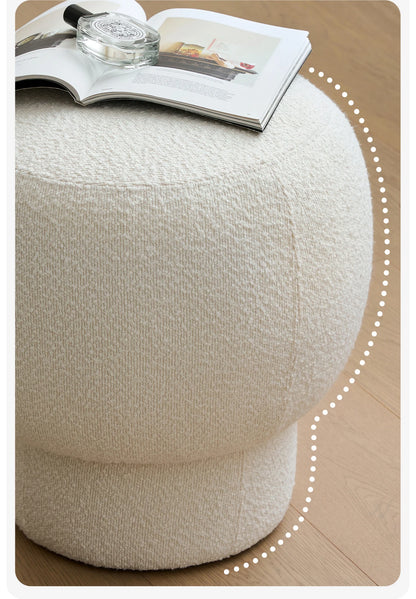 Nordic Furniture, Living Room Sofa Stools, Bedroom Dressing Stool, Porch Shoe Changing Stool, Circular Mobile Seat,Leisure Chair