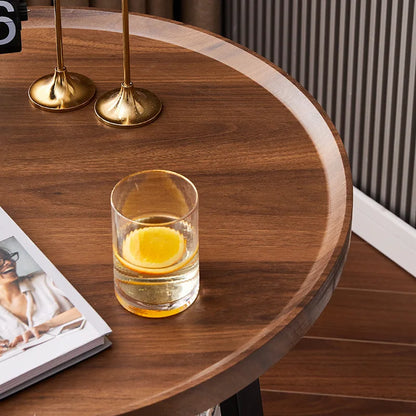 JOYLIVE Tea Table Simple Modern Sofa Side Table Household Round Double-layer Side Table 2022 New Dropshipping