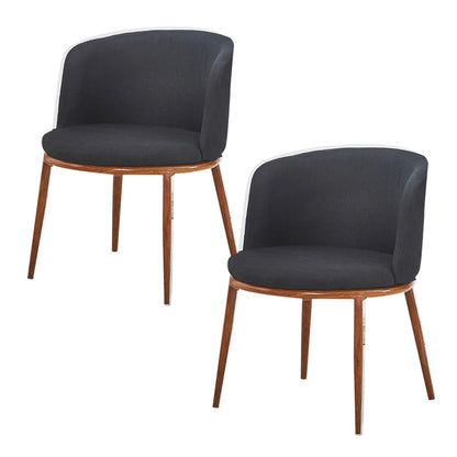 Dining Room Chairs Nordic Style Dining Table With Chairs Set Furniture Cotton Linen Solid Wood Hotel Kitchen Restaurant Stool