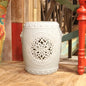 Jingdezhen Ceramic Stool Hand-painted Bamboo Round Drum Stool Bamboo Safety Circular Stool Outdoor Balcony Bathroom Stool