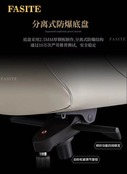 Yenstone Modern Luxury Comfort Lifted Chair Office Office Desk and Chair Giorgetti Light Luxury Computer Desk Boss Manager Chair