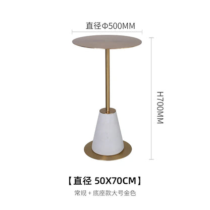 Milk Tea Shop Cement Side Table Simple Modern Concrete Side Table Designer Living Room Nordic Heytea Coffee Shop Round Table