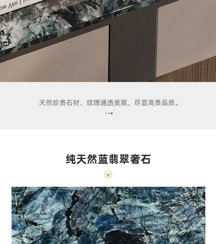 Light Luxury Console Tables Simple Modern Living Room Entrance Side View Table High-End Natural Marble Entrance Cabinet