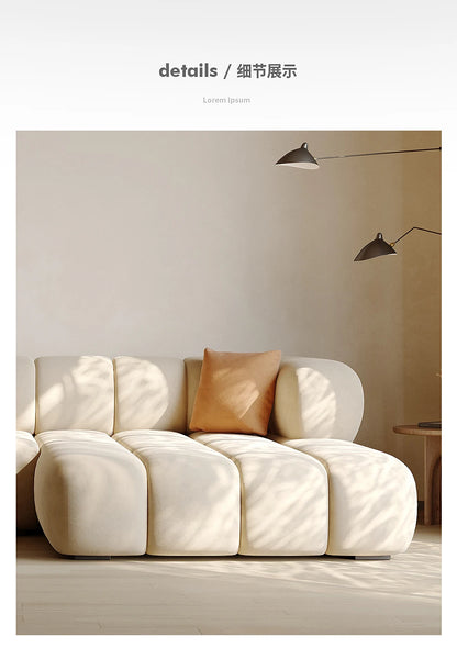 Fabric Sofa Creative Living Room Corner Large Apartment Home