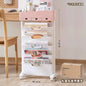 Classroom Desk Storage Shelf Sub-study Movable Large-capacity Bookshelf Children's Room Book Storage Artifact