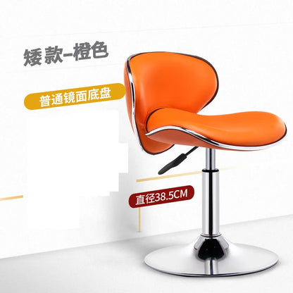 Bar Furniture High Stools Kitchen Adjustable Lift Backrest Bar Chair Swivel Nordic Bar Counter Sofa Chairs Bar Banks Dining Seat
