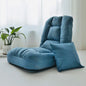 Folding Lounger Home Balcony Living Room Folding Chair Leisure Balcony Lazy Sofa Tatami With Pillow Modern Backrest Deck Chair