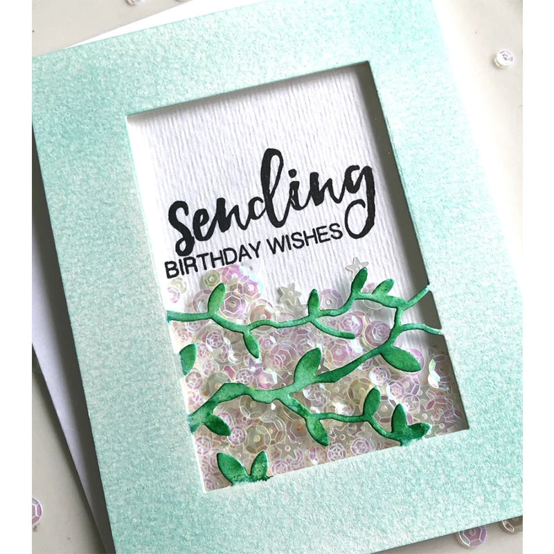 New Hot Selling Christmas Rectangle Frame Series Metal Cutting Die Scrap Book Stamps/photo Albums Decorative Embossed Diy Handma