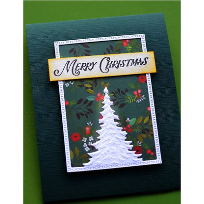 New Hot Selling Christmas Rectangle Frame Series Metal Cutting Die Scrap Book Stamps/photo Albums Decorative Embossed Diy Handma