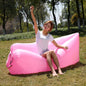 Outdoor Portable Air Sofa Lazy Inflatable Bed Air Mattress Single Person Sleeping Bag Lunch Bed Fast Inflatable Seatings
