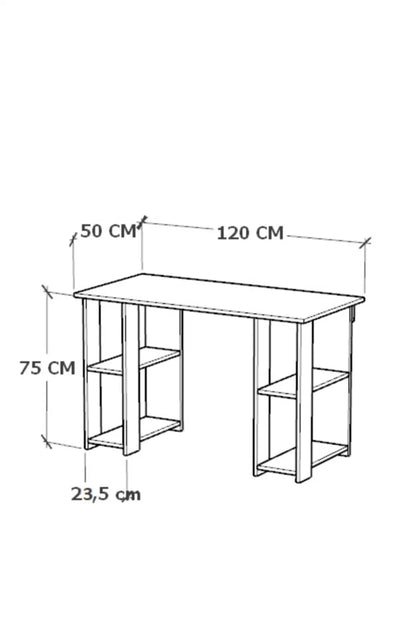 Hypo Bookshelf Study Desk Black computer desk book shelves office furniture quality decorative interior office design studying.