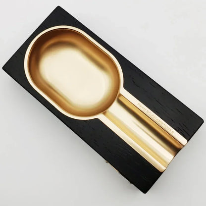 Cigar Gadgets Home wood Ashtray Portable alloy up-grade single Ash Tray Tobacco Cigarette Ashtrays Holder man gift