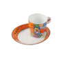 German Blue Cat European Creative Mini Ceramic Coffee Cup Tea Cups and Saucer Sets  Coffee Cup  Cute Cup  Teacup Mug