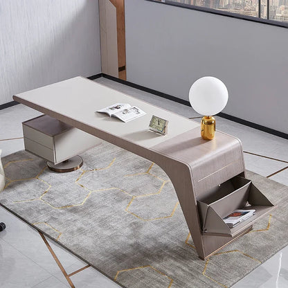 Yenstone Modern Luxury Comfort Lifted Chair Office Office Desk and Chair Giorgetti Light Luxury Computer Desk Boss Manager Chair