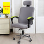 3pcs/lot Office Chair Covers Stretch Spandex Computer Swivel Chair Seat Covers Armrest Gaming Chair Cover Split Chair Slipcovers