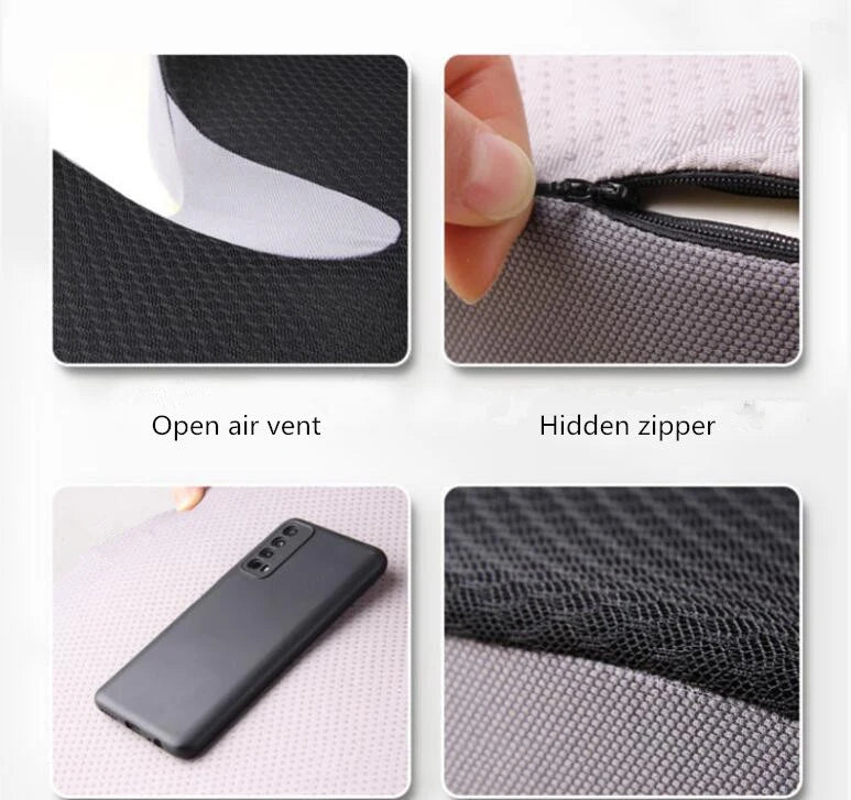 Cushion Non-Slip Orthopedic Memory Foam Coccyx Cushion For Tailbone Sciatica Pain Relief Comfort Office Chair Car Breathable Pad