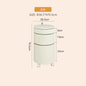 Nordic Furniture, Creative Nightstands, Bedroom Cabinets, Bedside Tables, multifunctional Locker Cart,Round Revolving Side Table
