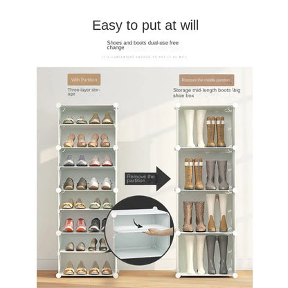 Shoe Rack Storage Cabinet Simple Household Small Entrance Modern Dormitory Home Furniture Living Room Shoes Organizer Cupboards