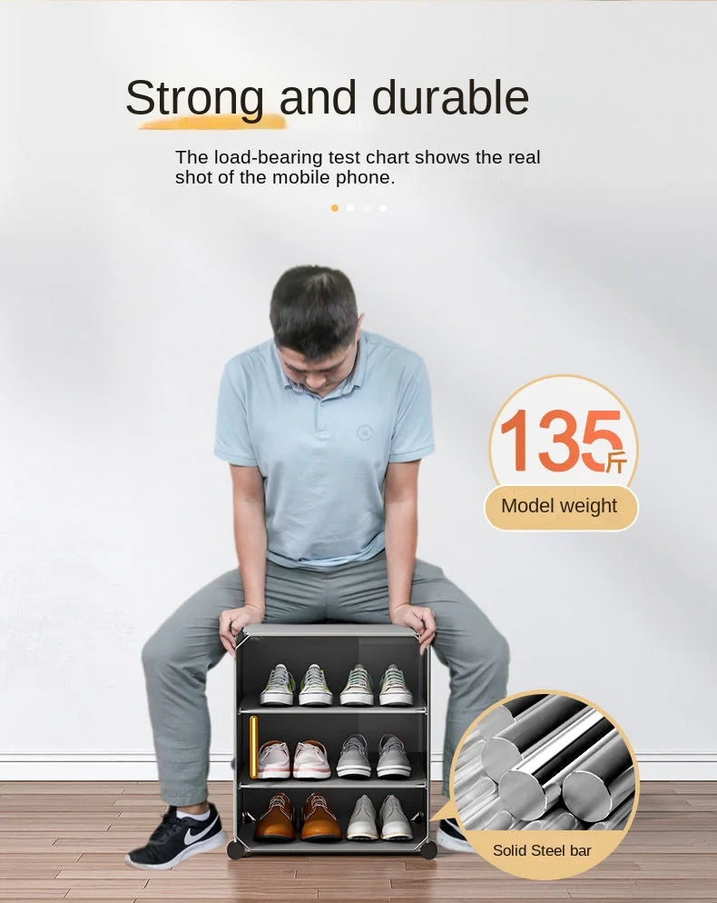 Shoe Rack Folding Home Furniture Modern Live Room Cabinets Shoes Storage Organizers Cupboards Hallway Entrance Shelf Shoes