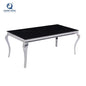 Dining Table Light Luxury Marble Dining Table and Chair Combination Modern Simple Stainless Steel Dining Tab