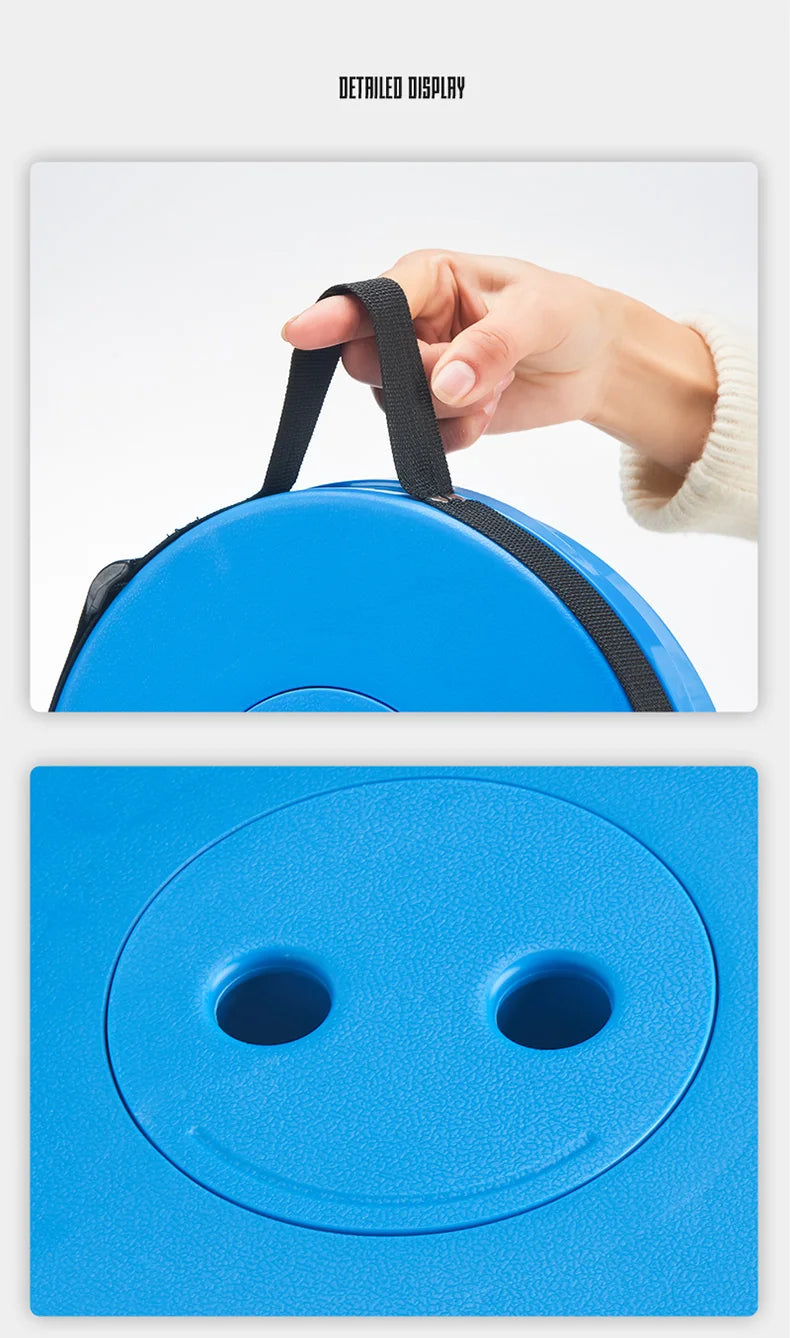 Portable Folding Stool Lightweight Plastic Subway Queuing Chair And Outdoor Camping Fishing with Carry Bag Telescopic Stool