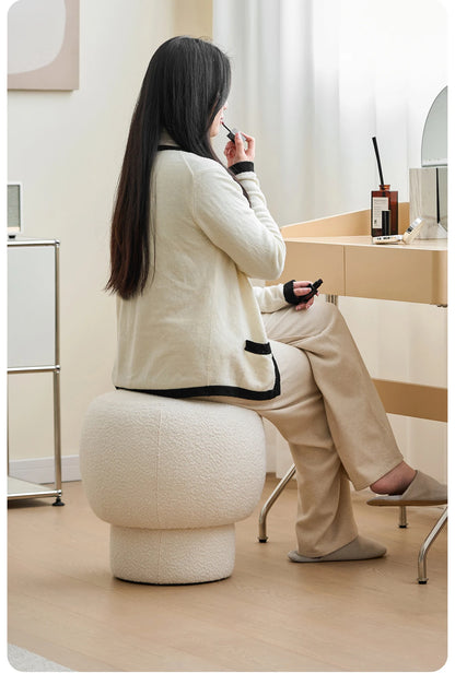 Nordic Furniture, Living Room Sofa Stools, Bedroom Dressing Stool, Porch Shoe Changing Stool, Circular Mobile Seat,Leisure Chair