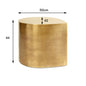 Fresh Four-Leaf Clover Tea Table Tear Drop Coffee Table Brushed Bronze Craft Adler Shaped Sofa Side Table