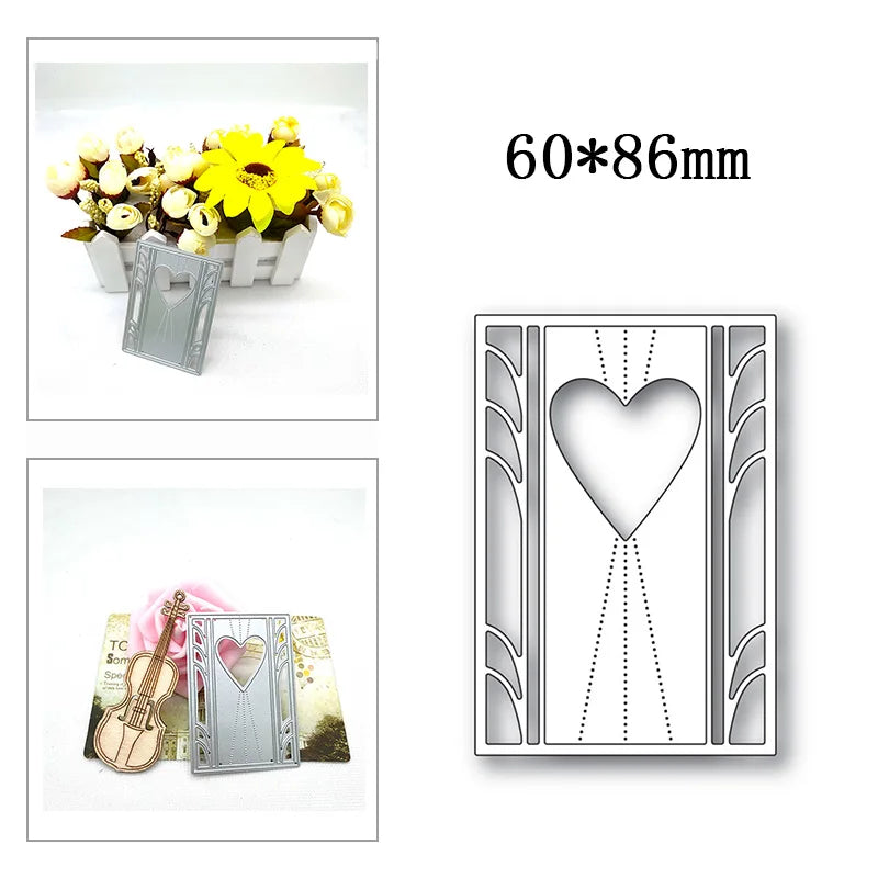 New Hot Selling Christmas Rectangle Frame Series Metal Cutting Die Scrap Book Stamps/photo Albums Decorative Embossed Diy Handma