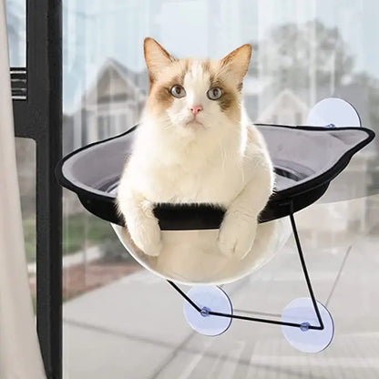 Creative Cat Hammock Warm Soft Sleeping Bed Space Capsule Suction Cup Hanging Cat Sunbathing Window Sill Bed Pet Supplies