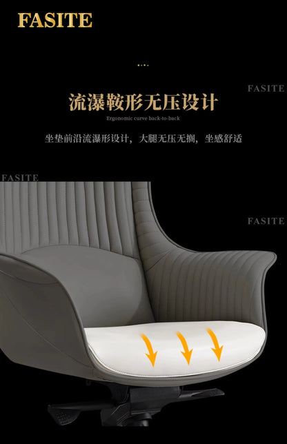 Yenstone Modern Luxury Comfort Lifted Chair Office Office Desk and Chair Giorgetti Light Luxury Computer Desk Boss Manager Chair