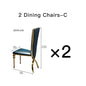 Luxury White Marble Dining Table And Chair Combination Rectangular Household Italian Type Large Concise Mesa Modern Furniture