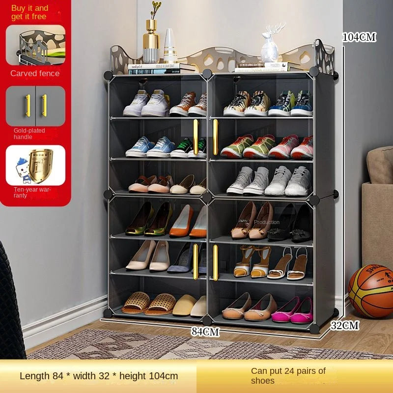 Shoe Rack Folding Home Furniture Modern Live Room Cabinets Shoes Storage Organizers Cupboards Hallway Entrance Shelf Shoes