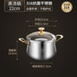316 Stainless Steel Steamer Drain Steamer Rice Steamer Household Milk Pot Soup Pot Steamer Water Cooking Pot Couscous