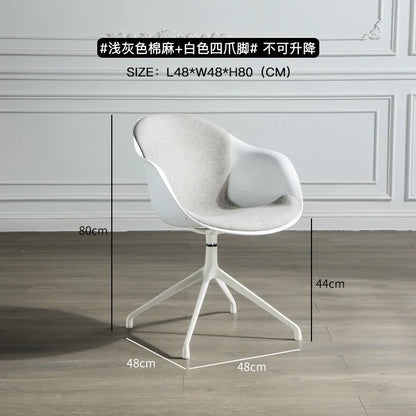 Nordic Computer Chair Creative Office Staff Lifting Swivel Chair Backrest Chair