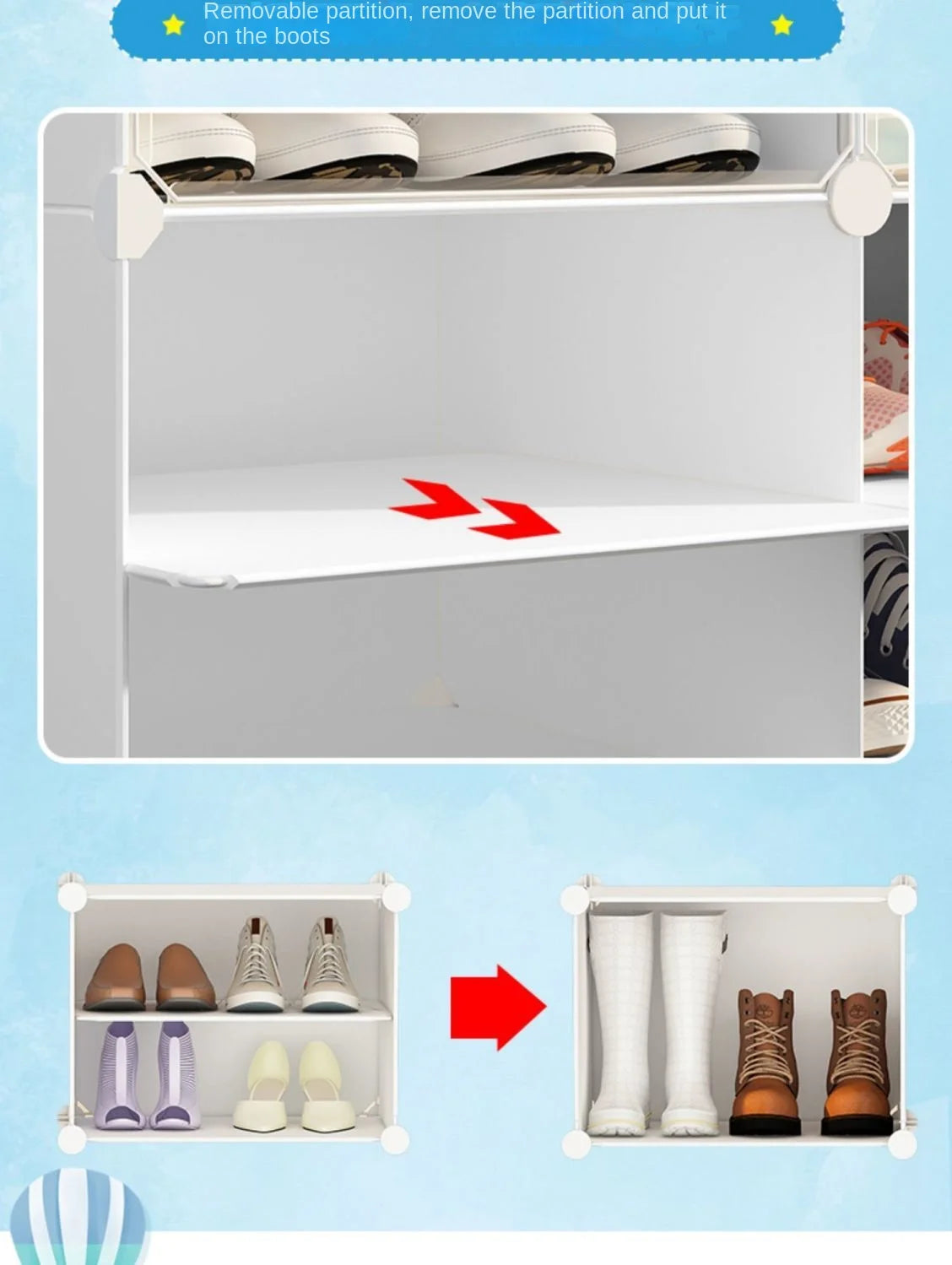 Small-Scale Foldable Cabinets For Home Living Room Multilayer Large Space Shelf Student Dormitory Dust Proof Shoe Storage Rack